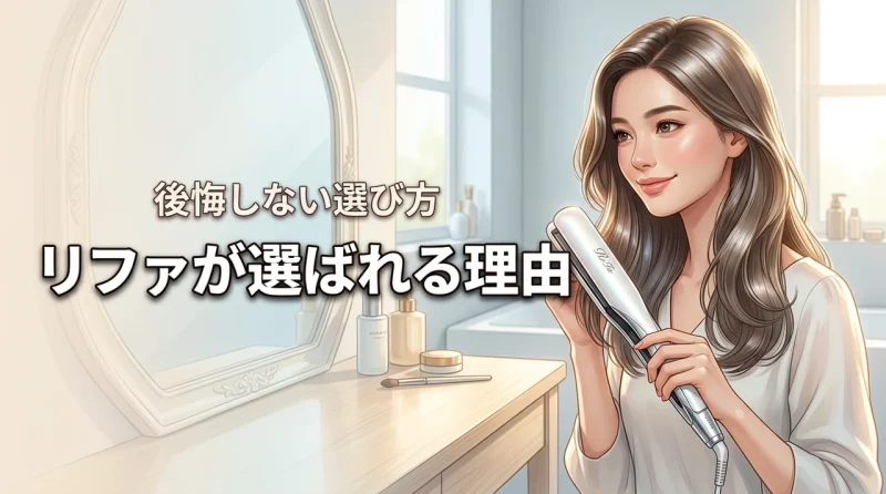 高いのにリファのヘアアイロンがなぜ人気なのか調査！後悔しないためのメリット解説