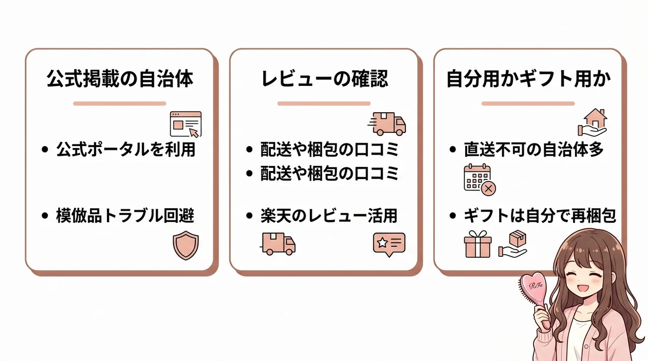 後悔しないための3つのチェックポイント