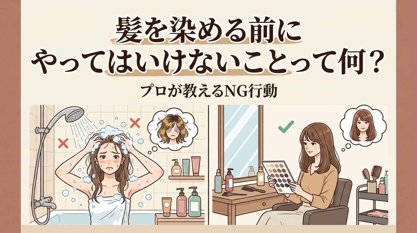 髪染めする前に